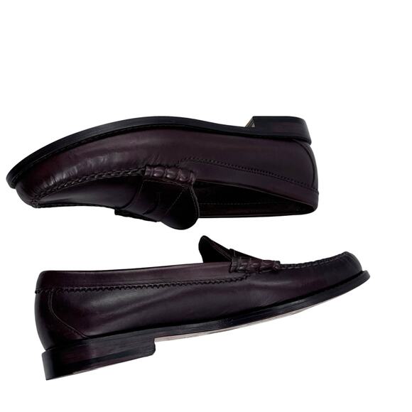J. Crew Men\'s Camden Loafers Shoes Leather Soles Whiskey Brown Size 9.5 NWOB main image 10